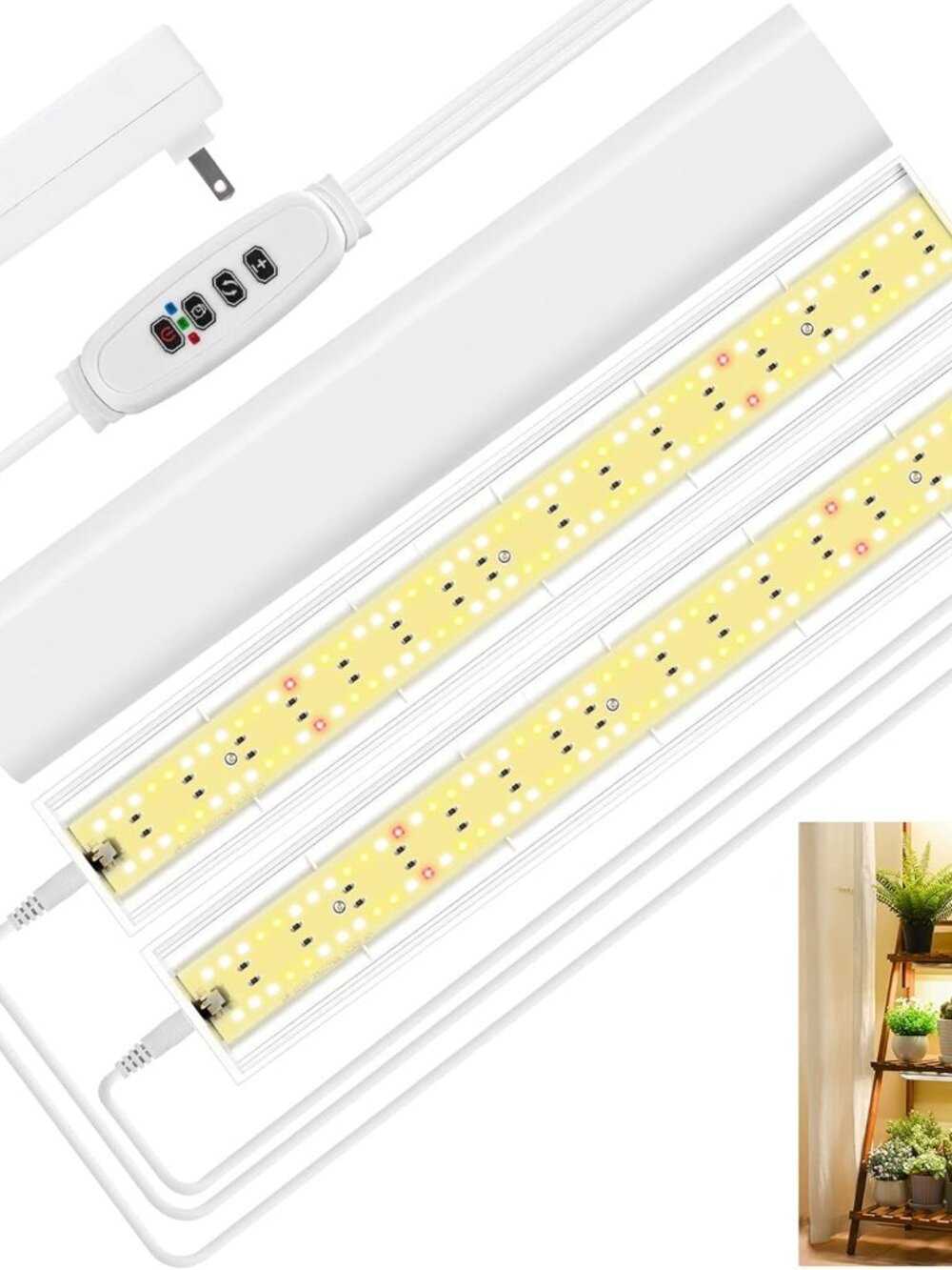 FOXGARDEN Grow Light, Full Spectrum Plant Light Strip for Indoor Plants 3 Strips - Picture 4 of 12